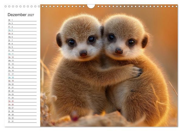 Produktbild: Die Welt der Erdm&auml;nnchen (Wandkalender 2027 DIN A3 quer), CALVENDO Monatskalender