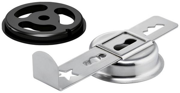 Produktbild: Bosch Haushalt MUZ9SV1 MUZ9SV1 Spritzgeb&auml;ckaufsatz Edelstahl, Schwarz