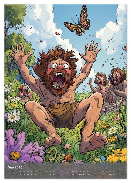 Produktbild: Der Neandertaler - Das vergessene Volk (Wandkalender 2026 DIN A4 hoch), CALVENDO Monatskalender