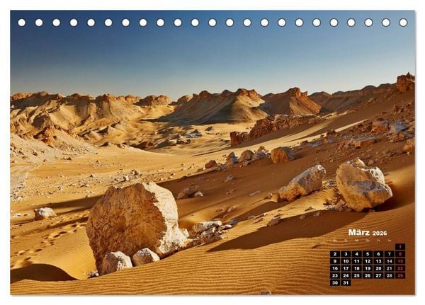 Produktbild: &Auml;gypten &ndash; westliche W&uuml;sten (Tischkalender 2026 DIN A5 quer), CALVENDO Monatskalender