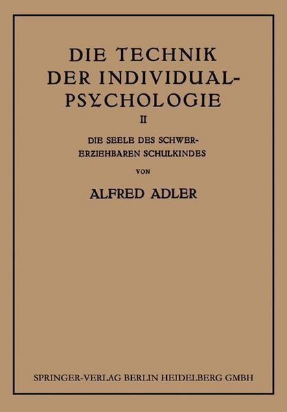 Produktbild: Die Technik der Individual-Psychologie