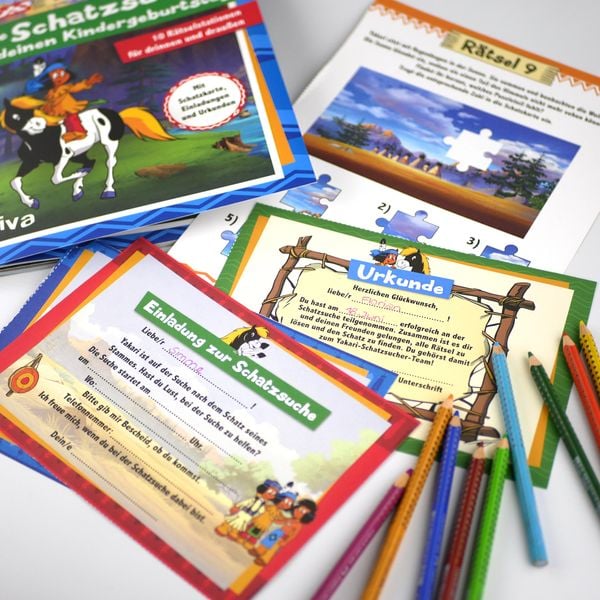 Produktbild: Yakari – Die Schatzsuche für deinen Kindergeburtstag