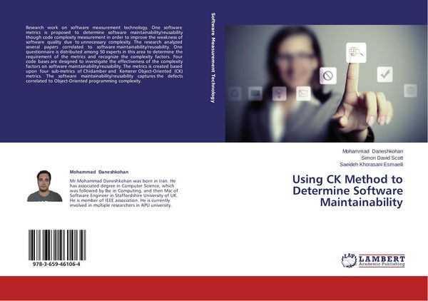 Produktbild: Using CK Method to Determine Software Maintainability