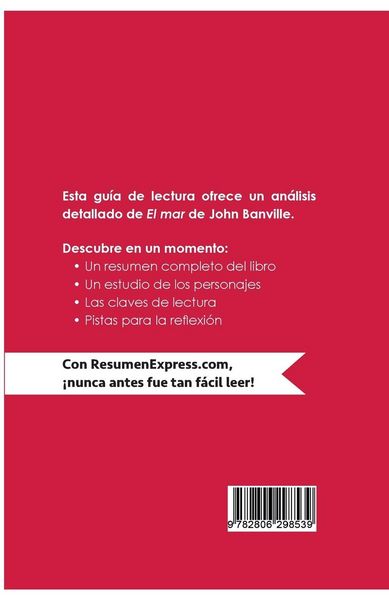 Produktbild: El mar de John Banville (Gu&iacute;a de lectura)