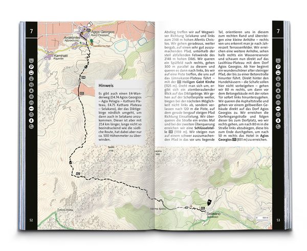 Produktbild: KOMPASS Wanderf&uuml;hrer Kreta mit Weitwanderweg E4, 75 Touren mit Extra-Tourenkarte