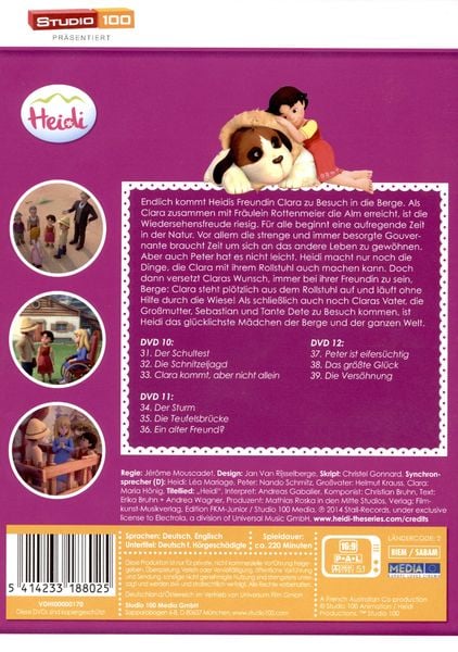 Produktbild: Heidi - Teilbox 4 [3 DVDs]