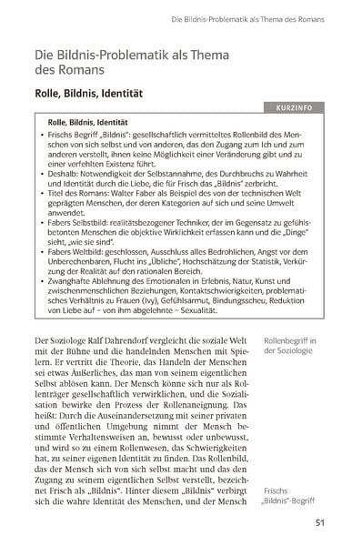 Produktbild: Lekt&uuml;rehilfen Max Frisch 'Homo faber'
