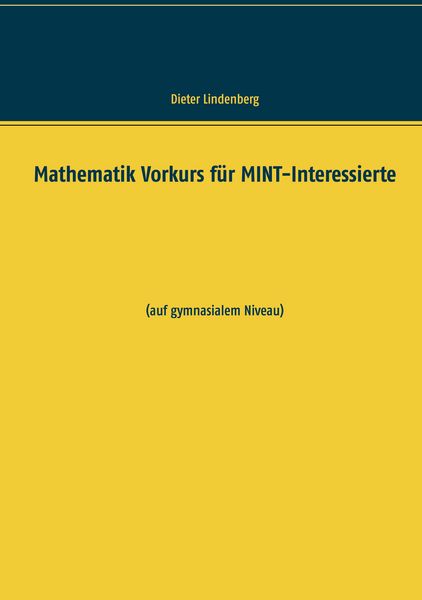 Produktbild: Mathematik Vorkurs f&uuml;r MINT-Interessierte