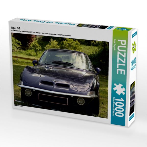CALVENDO Puzzle Opel GT | 1000 Teile Lege-Größe 64x48cm Foto-Puzzle für glückliche Stunden
