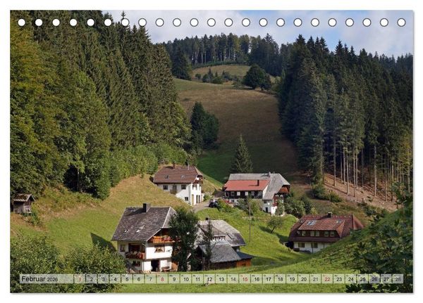 Produktbild: S&uuml;dschwarzwald - Impressionen (Tischkalender 2026 DIN A5 quer), CALVENDO Monatskalender