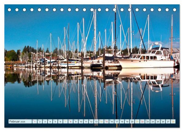 Produktbild: Segeln, Freiheit erleben (Tischkalender 2026 DIN A5 quer), CALVENDO Monatskalender