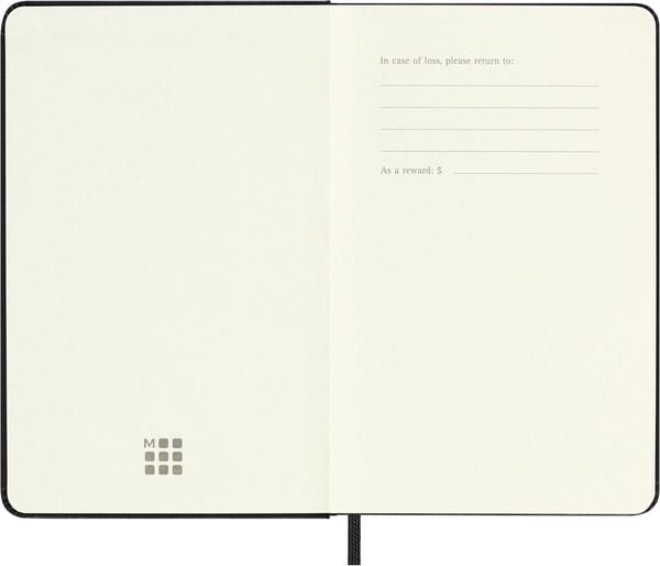 Produktbild: Moleskine 12 Monate Tageskalender 2027, Pocket/A6, 1 Tag = 1 Seite, fester Einband, Schwarz