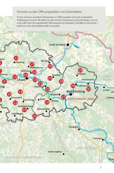 Produktbild: Wanderf&uuml;hrer K&ouml;tztinger Land & Land der Regenbogen