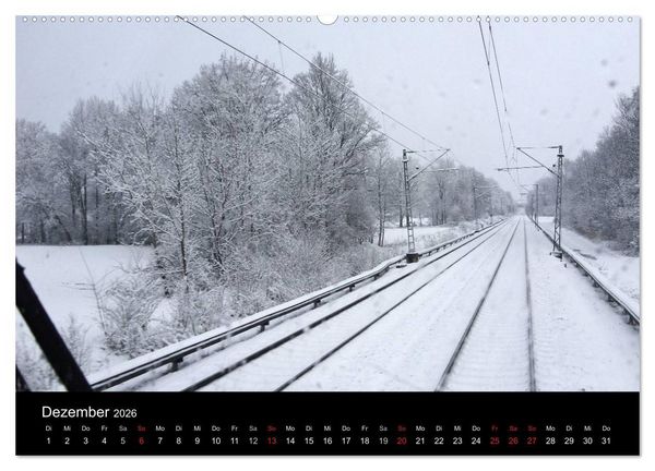 Produktbild: Lokf&uuml;hrerperspektiven (Wandkalender 2026 DIN A2 quer), CALVENDO Monatskalender
