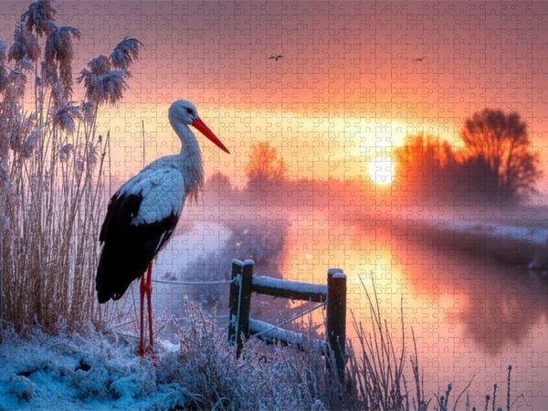 Produktbild: CALVENDO Puzzle Am stillen Flussufer | 1000 Teile Lege-Gr&ouml;&szlig;e 64x48cm Foto-Puzzle f&uuml;r gl&uuml;ckliche Stunden