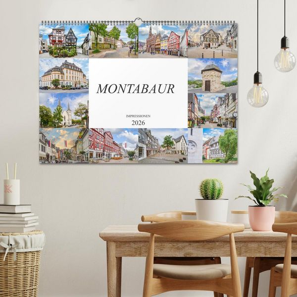 Produktbild: Montabaur Impressionen (Wandkalender 2026 DIN A2 quer), CALVENDO Monatskalender