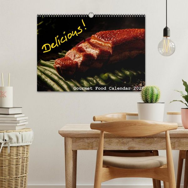 Produktbild: Delicious - Gourmet Food Calendar 2026 / UK-Version (Wall Calendar 2026 DIN A3 landscape), CALVENDO 12 Month Wall Calendar