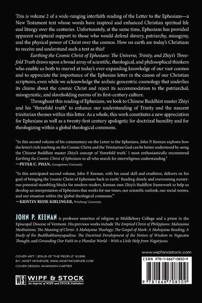 Produktbild: Earthing the Cosmic Christ of Ephesians-The Universe, Trinity, and Zhiyi's Threefold Truth, Volume 2