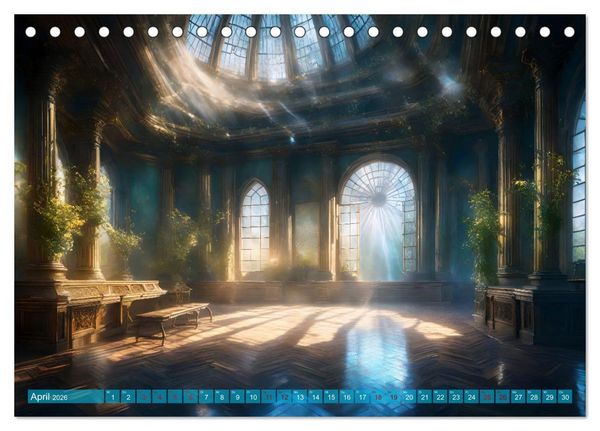 Produktbild: Visionen aus Atlantis (Tischkalender 2026 DIN A5 quer), CALVENDO Monatskalender