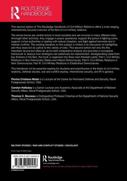 Produktbild: The Routledge Handbook of Civil-Military Relations