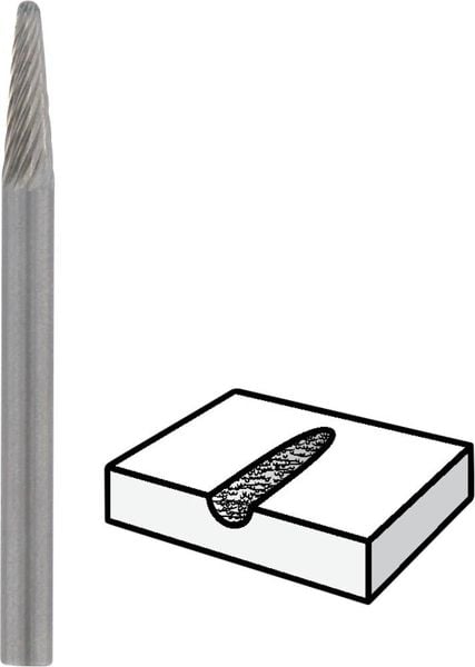 Produktbild: Dremel 2615991032 Fr&auml;sstift Wolframkarbid 3.2mm Schaftdurchmesser 3.2mm