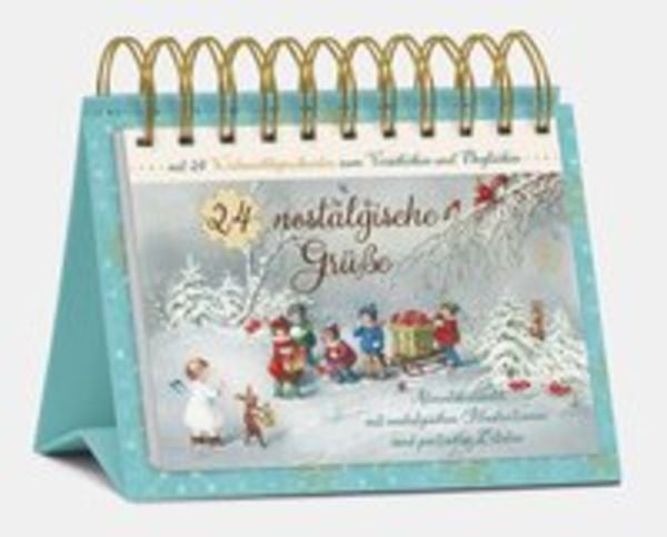 Tisch-Adventskalender '24 nostalgische Grüße'