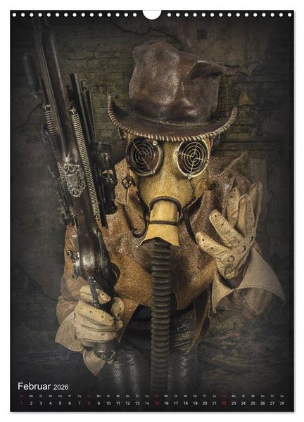 Produktbild: Steampunk Artwork (Wandkalender 2026 DIN A3 hoch), CALVENDO Monatskalender