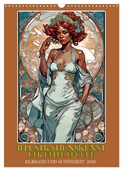 Produktbild: Illustrationskunst der Belle &Eacute;poque (Wandkalender 2026 DIN A3 hoch), CALVENDO Monatskalender