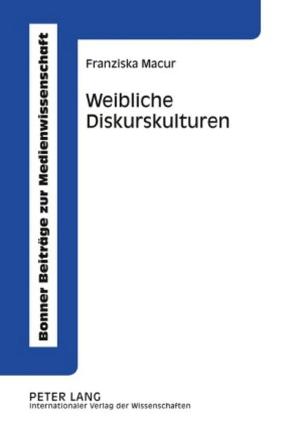 Produktbild: Weibliche Diskurskulturen