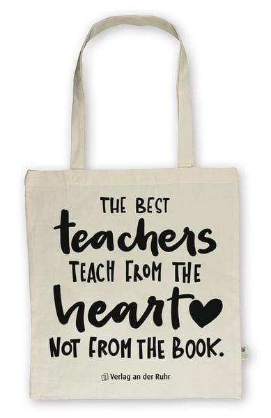 Produktbild: Baumwolltasche f&uuml;r Lehrer und Lehrerinnen  Edition "The best teachers teach fro