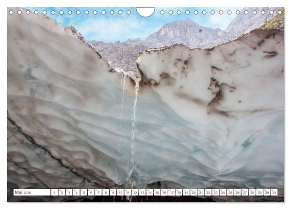 Produktbild: Die Gletscher schmelzen (Wandkalender 2026 DIN A4 quer), CALVENDO Monatskalender