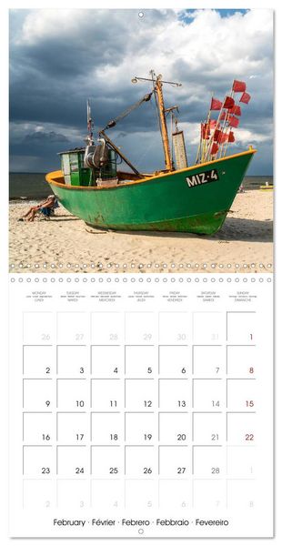 Produktbild: A journey along the Baltic Coast (Wall Calendar 2026 12 &times; 12 Inch) CALVENDO 12 Month Wall Calendar
