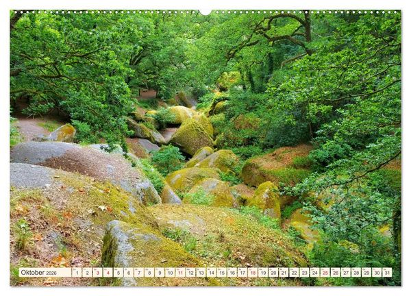 Produktbild: Huelgoat - Sagenumwobener M&auml;rchenwald in der Bretagne (Wandkalender 2026 DIN A2 quer), CALVENDO Monatskalender