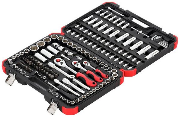 Produktbild: Gedore RED R45603172 Steckschl&uuml;sselsatz 1/4\", 3/8\", 1/2\" 172teilig 3300058