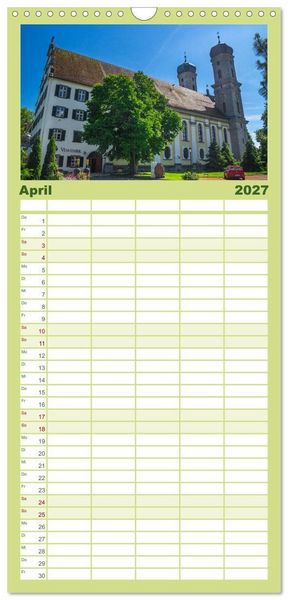 Produktbild: Familienplaner 2027 - Friedrichshafen am Bodensee mit 5 Spalten (Wandkalender, 21 x 45 cm) CALVENDO