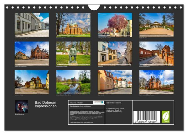 Produktbild: Bad Doberan Impressionen (Wandkalender 2026 DIN A4 quer), CALVENDO Monatskalender