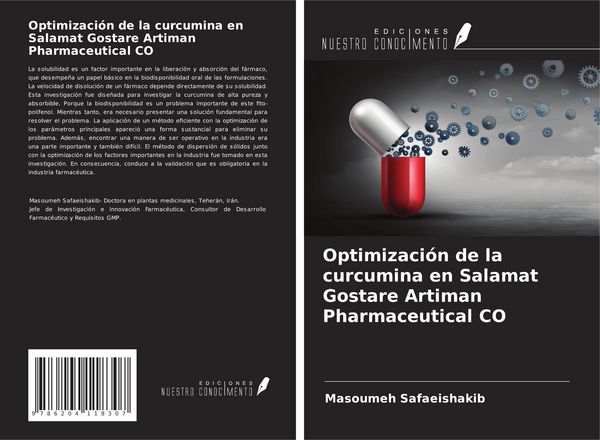 Produktbild: Optimizaci&oacute;n de la curcumina en Salamat Gostare Artiman Pharmaceutical CO