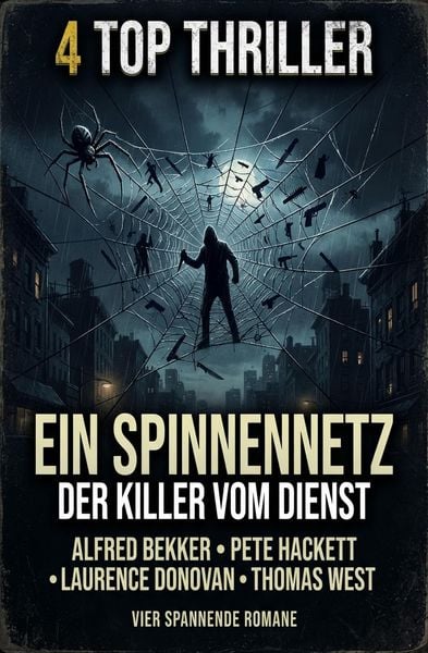 Produktbild: 4 Top Thriller: Ein Spinnennetz der Killer vom Dienst