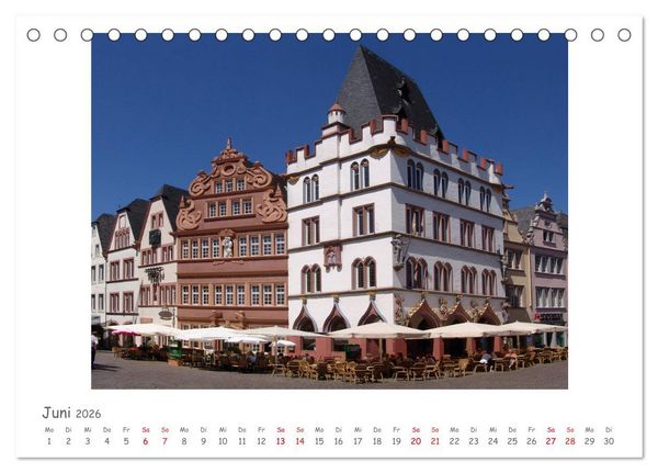 Produktbild: Unvergessliches Trier (Tischkalender 2026 DIN A5 quer), CALVENDO Monatskalender