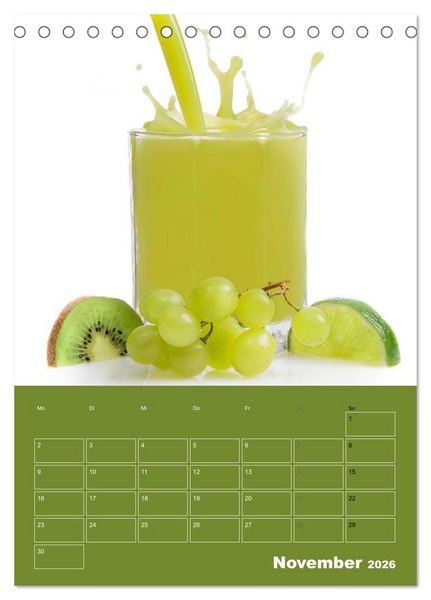 Produktbild: Buntes f&uuml;r die K&uuml;che (Tischkalender 2026 DIN A5 hoch), CALVENDO Monatskalender
