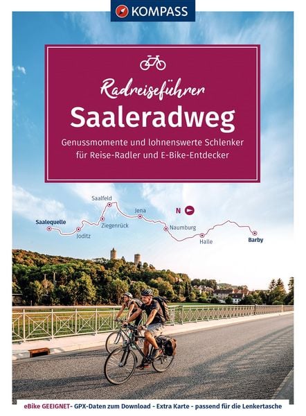 Produktbild: KOMPASS Radreisef&uuml;hrer Saaleradweg