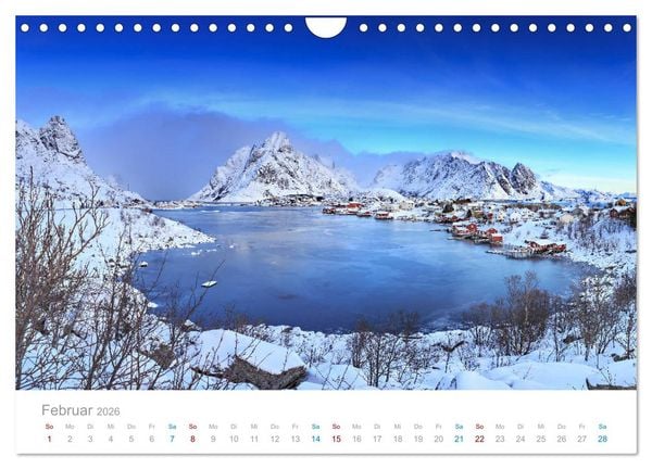 Produktbild: Norwegen - der hohe Norden (Wandkalender 2026 DIN A4 quer), CALVENDO Monatskalender