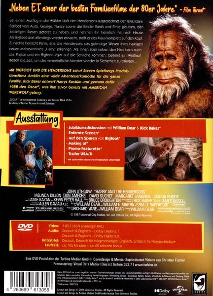 Produktbild: Bigfoot und die Hendersons
