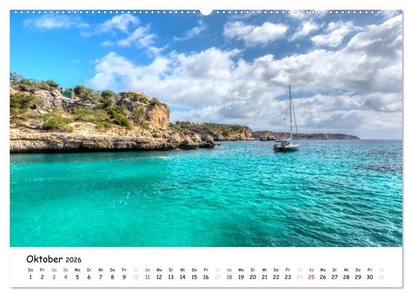 Produktbild: Wildes und romantisches Mallorca (Wandkalender 2026 DIN A2 quer), CALVENDO Monatskalender