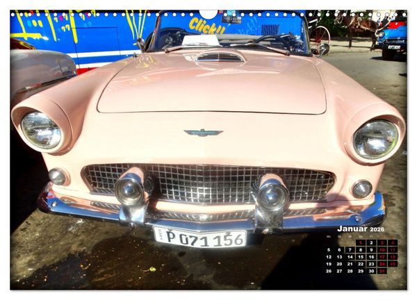 Produktbild: Thunderbird - Ford-Ikone der F&uuml;nfziger Jahre (Wandkalender 2026 DIN A3 quer), CALVENDO Monatskalender