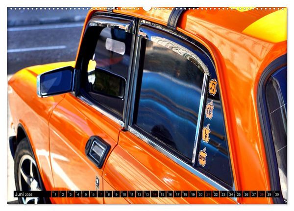 Produktbild: AUTO-LEGENDE MOSKWITSCH (hochwertiger Premium Wandkalender 2026 DIN A2 quer), Kunstdruck in Hochglanz