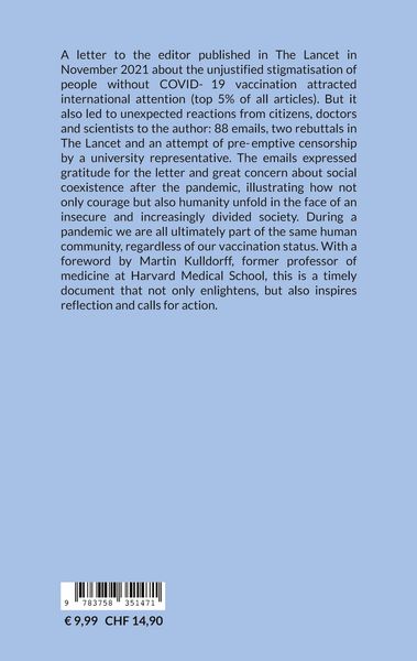 Produktbild: The Stigmatisation of the Unvaccinated During COVID-19