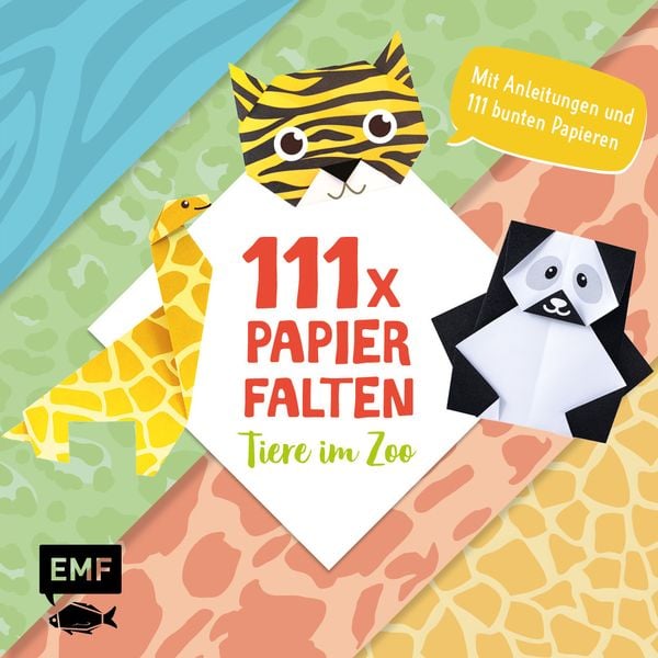 Produktbild: 111 x Papierfalten - Tiere im Zoo
