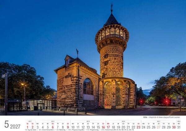 Produktbild: K&ouml;ln 2027 Bildkalender A4 quer, spiralgebunden