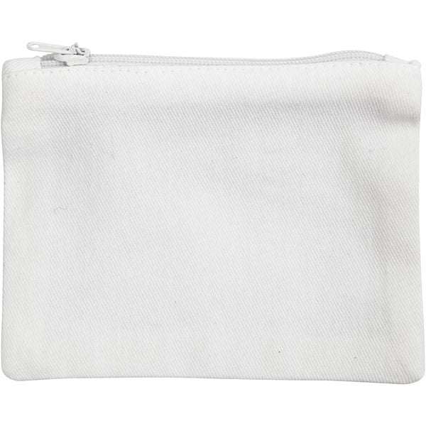 Produktbild: Creativ Company Geldb&ouml;rse/Tasche, Gr&ouml;&szlig;e 9x12 cm, 210 g, Wei&szlig;, 1 Stk